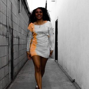 Pull over hoodie dress